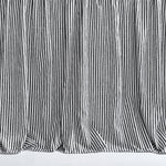 Ticking Stripe Bedspread Black 3Pc Set King