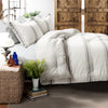 Farmhouse Stripe Comforter Gray 3Pc Set King