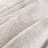 Lucianna Ruffle Edge Cotton Bedspread Taupe 3Pc Set Full/Queen