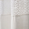Dana Lace Shower Curtain White 72X72