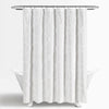 Avon Chenille Trellis Shower Curtain White 72X72