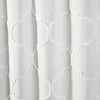 Avon Chenille Trellis Shower Curtain White 72X72