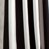 Wilbur Stripe  Room Darkening Window Curtain Panels Black 52x108 Set