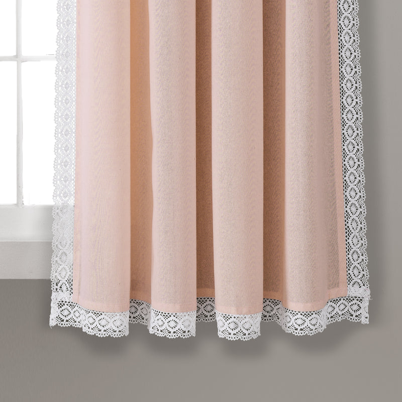 Rosalie Window Curtain Panels Ivory 54x120Set