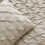 Ravello Pintuck Comforter Wheat 5Pc Set King