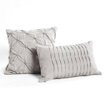 Ravello Pintuck Comforter Light Gray 5Pc Set King