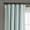 Rosalie Window Curtain Panels Blue 54x108 Set