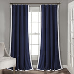 Rosalie Window Curtain Panels Turquoise 54X95 Set