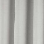 Faux Linen Absolute Grommet Blackout Window Curtain Panel Single Light Gray 52X95