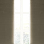 Faux Linen Absolute Grommet Blackout Window Curtain Panel Single Wheat 52X84