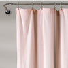 Linen Button Shower Curtain Dark Gray/White Single 72x72
