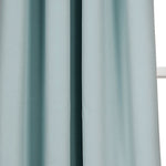 Lush D�cor Insulated Grommet Blackout Window Curtain Panels Blue Set 52X108