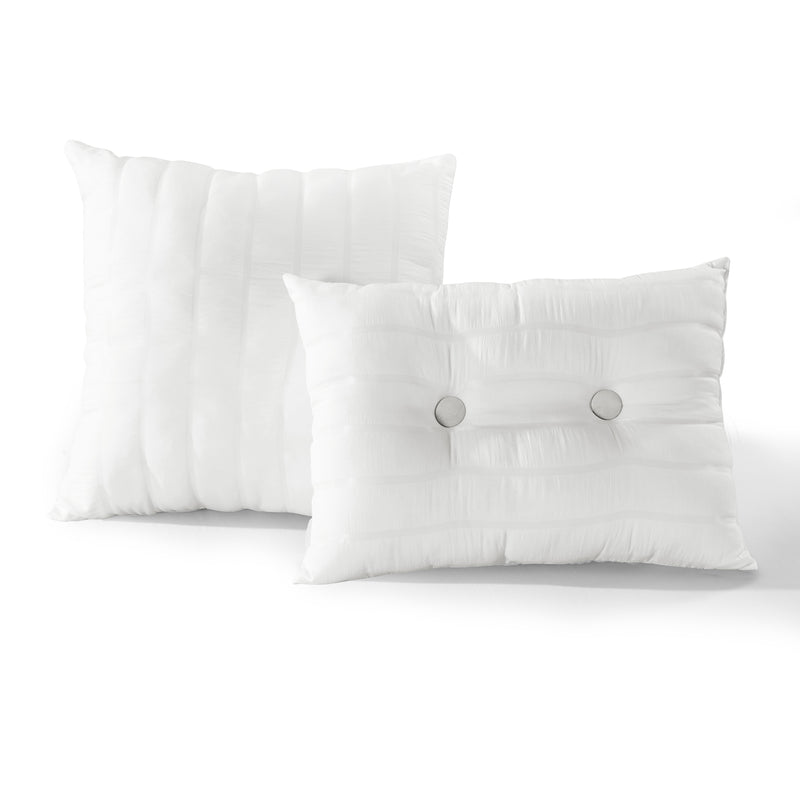 Farmhouse Seersucker Comforter White 5Pc Set Full/Queen