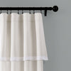 Linen Lace  Window Curtain Panels Light Linen Pair 38X84 Set