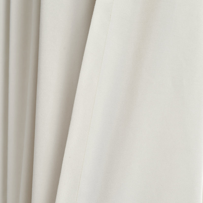 Lydia Ruffle Window Curtain Panels Neutral 40X84 Set