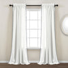 Pom Pom Window Curtain Panel Gray Single 50X95+2