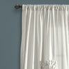 Serena Window Curtain Panel Light Gray Single 54X84