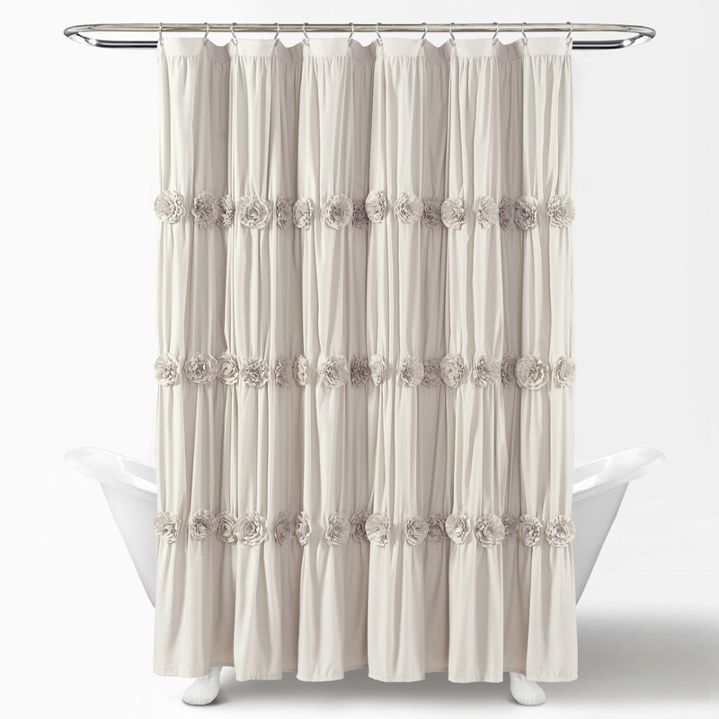 Darla Shower Curtain Neutral Single 72X72