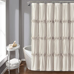 Darla Shower Curtain Neutral Single 72X72