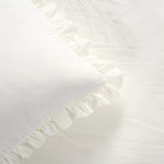 Allison Ruffle Skirt Bedspread Ivory 3Pc Set Queen