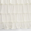 Allison Ruffle Skirt Bedspread Ivory 3Pc Set Queen