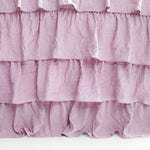 Allison Ruffle Skirt Bedspread Purple 2Pc Set Twin Xl