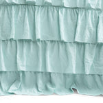 Allison Ruffle Skirt Bedspread Aqua 2Pc Set Twin Xl