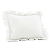 Ella Shabby Chic Ruffle Lace Comforter White 2Pc Set Twin Xl
