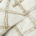 Ruffle Diamond Comforter Set Neutral 3Pc Set King