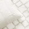 Ravello Pintuck Caroline Geo Comforter White 5Pc Set Twin Xl
