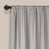 Allison Ruffle Window Curtain Panels Neutral 40x84 Set