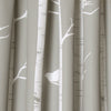 Bird On The Tree Room Darkening Window Curtain Panels Gray 52X108+2 Set