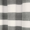 Cape Cod Stripe Yarn Dyed Cotton Shower Curtain Gray Single 72x72