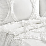 Riviera Bedspread White 3Pc Set King