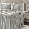 Riviera Bedspread Light Gray 3Pc Set King