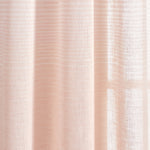 Ombre Stripe Grommet Sheer Window Curtain Panels Blush 38X84 Set