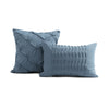 Ravello Pintuck Comforter Stormy Blue 5Pc Set Full/Queen