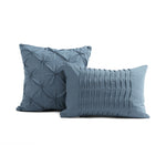 Ravello Pintuck Comforter Stormy Blue 5Pc Set King