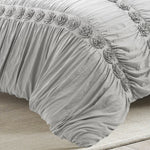 Darla Comforter Light Gray 3Pc Set King