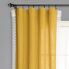 Rosalie Window Curtain Panels Yellow 54X95 Set