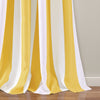 Wilbur Stripe Room Darkening Window Curtain Panels Yellow 52X84 Set