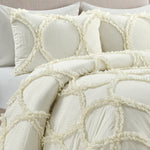 Riviera Comforter Ivory 3Pc Set Queen