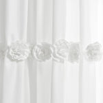 Darla Window Curtain Panel White Single 40X84