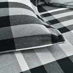 Farmhouse Yarn Dyed Plaid Comforter Black/White 5Pc King