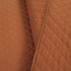 Ava Diamond Oversized Cotton Quilt Rust 3Pc Set Full/Queen