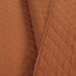 Ava Diamond Oversized Cotton Quilt Rust 3Pc Set King