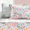 Pixie Fox Gray/Pink 6Pc Daybed Cover Set 39x75