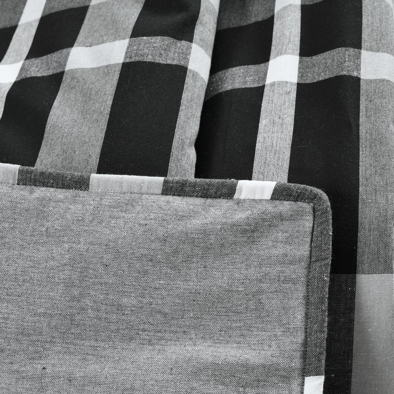 Farmhouse Yarn Dyed Stripe Comforter Gray/White 5Pc King