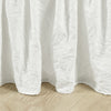 Ruched Ruffle Elastic Easy Wrap Around Bedskirt White Single Queen/King/Cal King