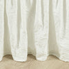 Ruched Ruffle Elastic Easy Wrap Around Bedskirt Ivory Single Queen/King/Cal King